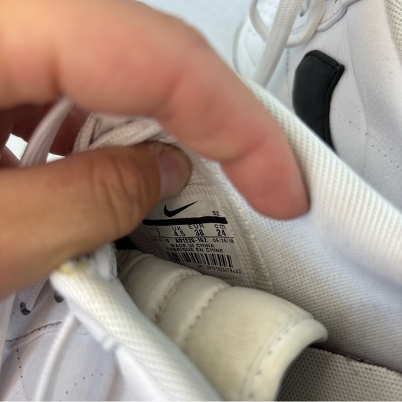 Nike Air Force 1 White with Black Swoosh - Picture 7 of 7